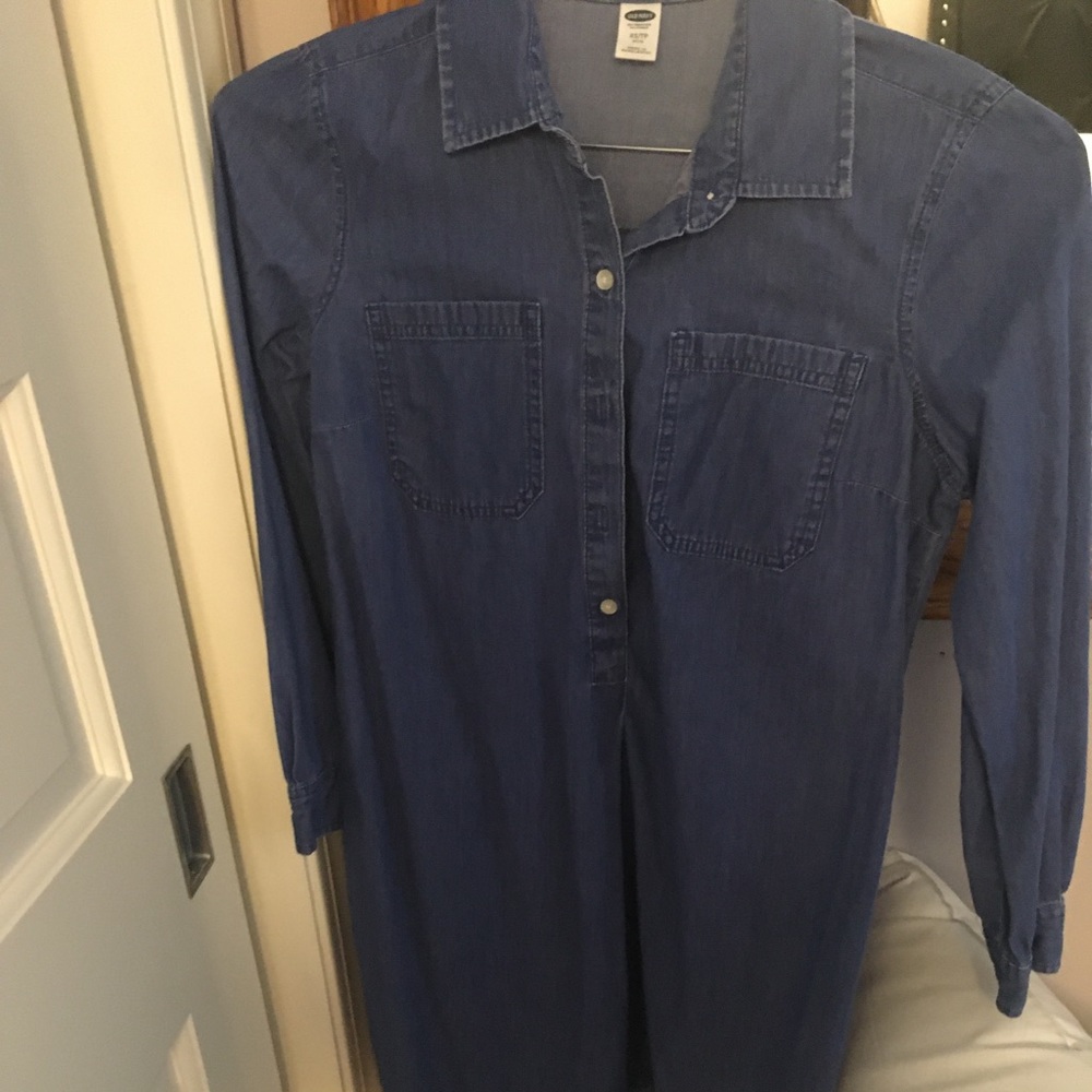 Jean shirt dress